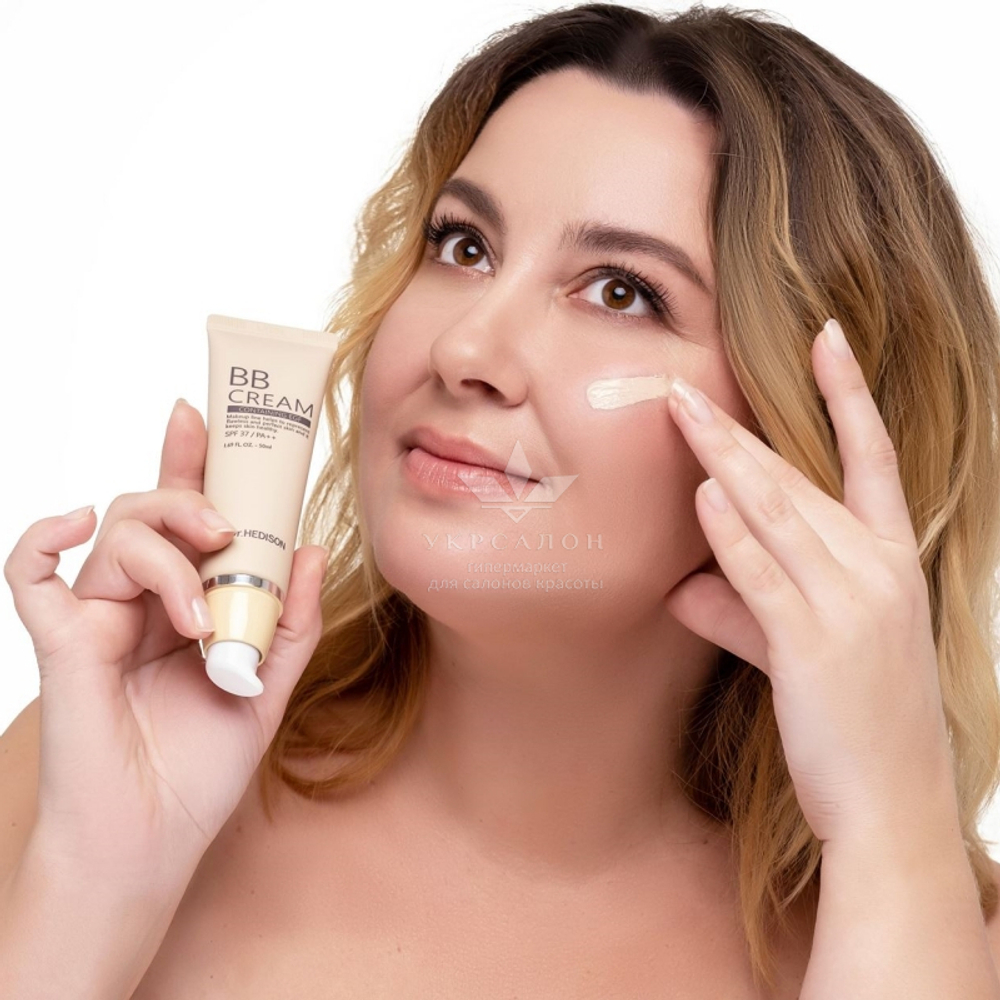 ВВ-крем Dr.Hedison з пептидами і сонцезахистом SPF37 / PA ++