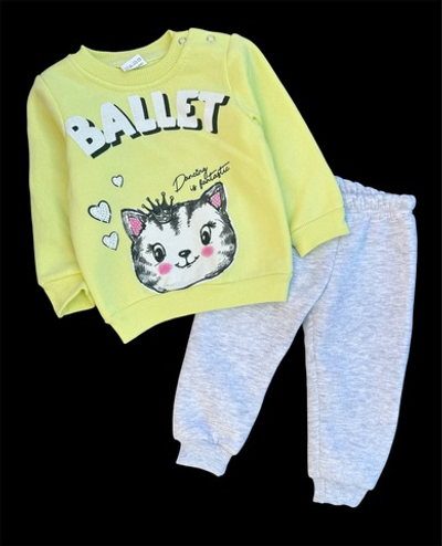 Костюм 2в1: світшот, штани "Ballet", трьохнитка з начосом ТМ "BNN"