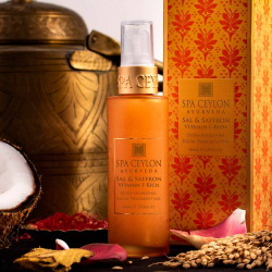 Ультра-увлажняющая гелевая маска для лица с гиалуроновой кислотой Шореа и Шафран 60 мл, SPA Ceylon