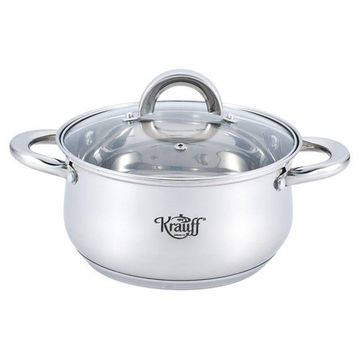 Каструля 2,2 л Krauff 26-238-018 зі скляною кришкою, 18 см