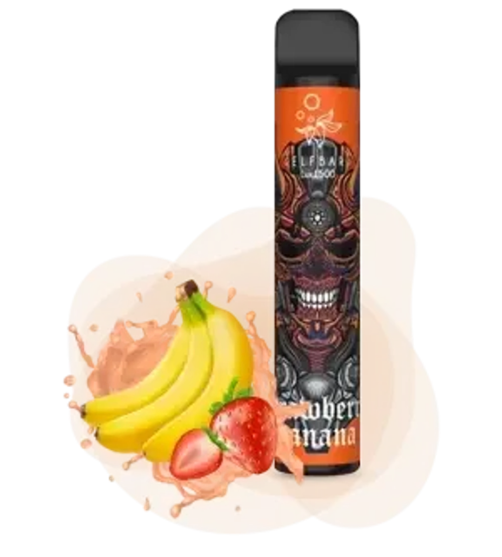 Elf Bar 1500 - Strawberry Banana (5% nic)