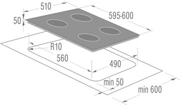 Варильна поверхня електрична GORENJE ECT 620 X
