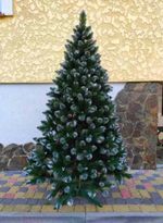 Искусственная заснеженная елка с шишками "Элитная" Высота 1.50м.