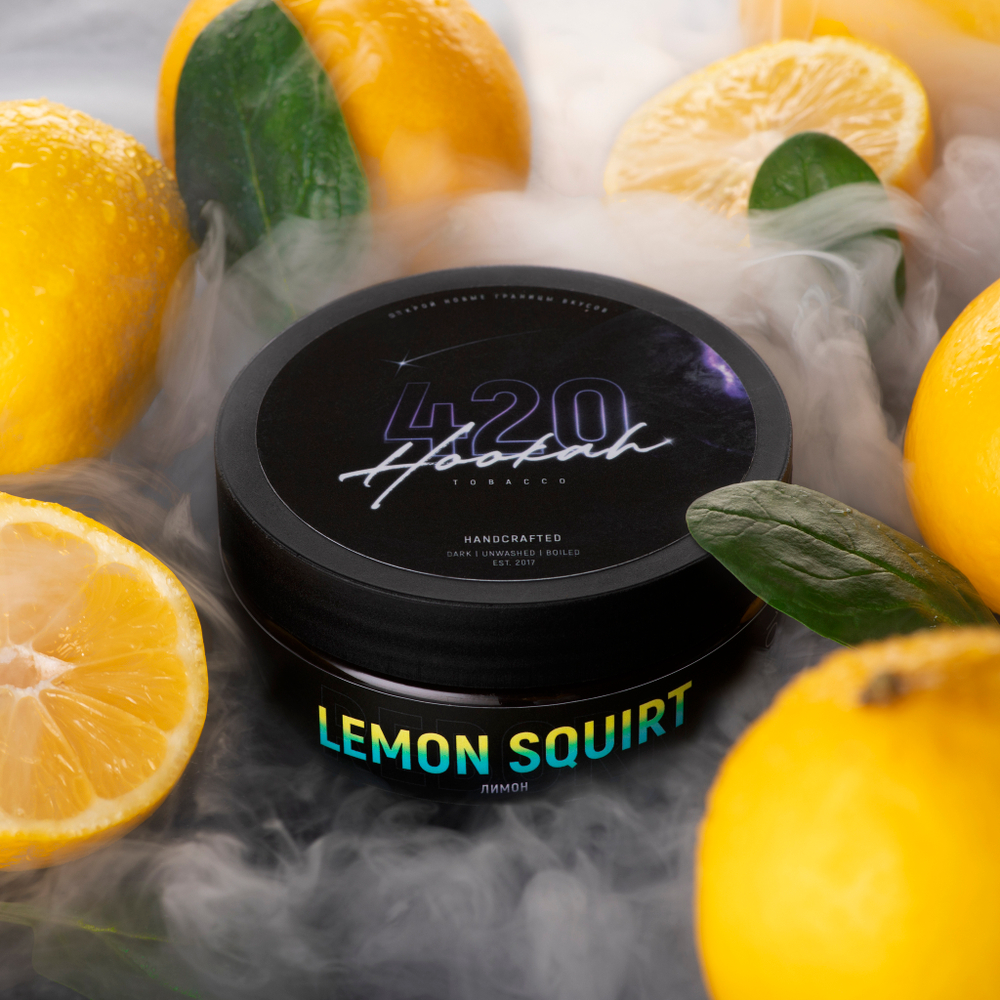 Купить табак для кальяна 420 Лимон (Lemon Squirt) по лучшей цене с быстрой доставкой