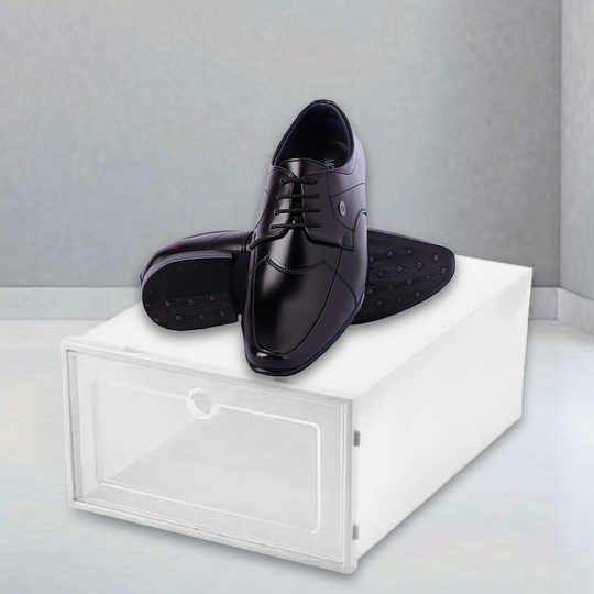 Складной пластиковый бокс для обуви B12-01 Белый 1 шт/HA-360