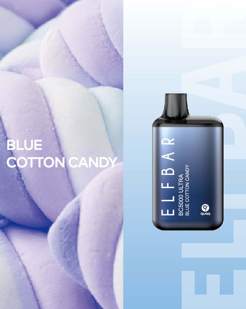 Elf Bar BC5000 Ultra - Blue Cotton Candy 5%