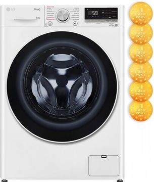 Пральна машина вузька LG F2V5GS0WW