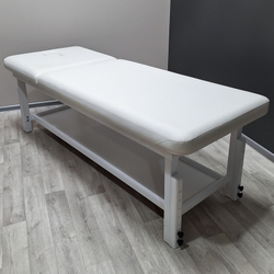 Стаціонарний масажний стіл KP-11 White
