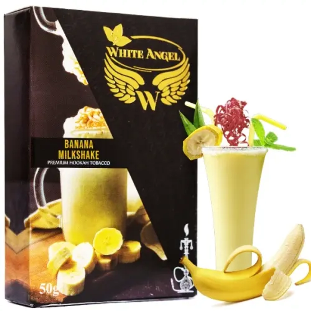 Табак White Angel Banana Milkshake (Банановый Милкшейк) 50г Срок годности истёк