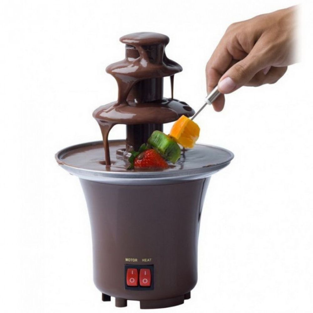 Шоколадный фонтан, фондю для шоколада Mini Chocolate Fondue Fountain -  купить по выгодной цене | SIRCO - лучшие цены.