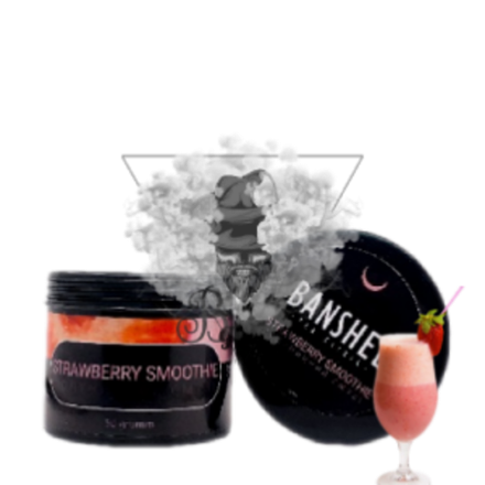 Бестабачная смесь Banshee Strawberry Smoothie (Банши Клубничное Cмузи) /Dark line