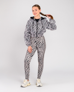 Вітрівка для дівчинки з принтом Zebra (арт. 3722500103)