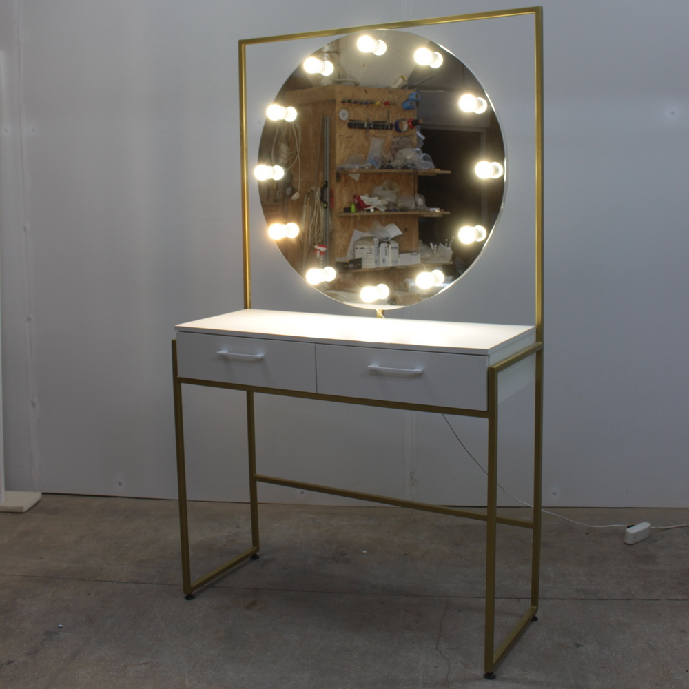 Визажное зеркало Loft 10 с подсветкой