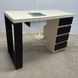 Маникюрный стол Mark SM-100 с вытяжкой и защитным стеклом