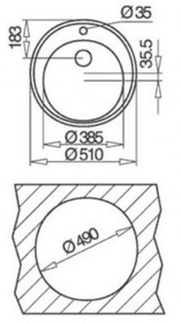 Кухонна мийка TEKA CENTROVAL 45 полірована 10111022/10111012