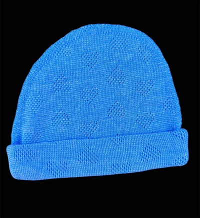 Шапочка, рібана ажур ТМ "Happy ToT" (0-3 міс, 38 см)