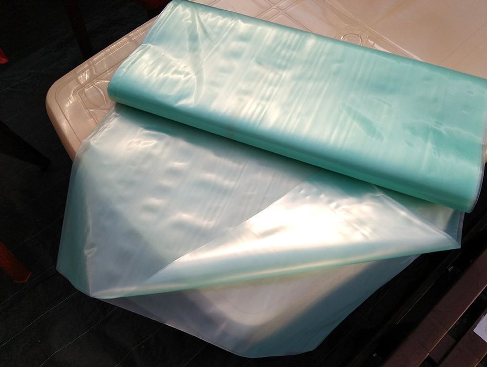 Пленка тепличная 200 мкм, 6м/50м. 24 месяца уф- стабилизатор. Зеленая.