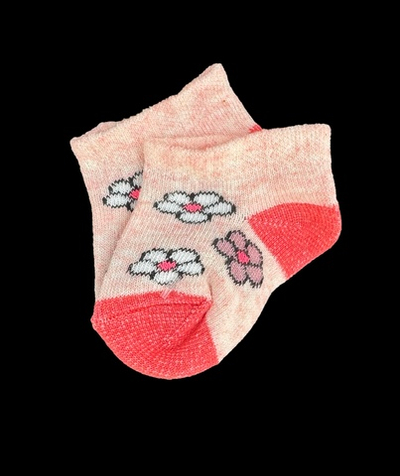 Шкарпетки "Квіточка", котон ТМ "Baby socks" (0-6 міс)