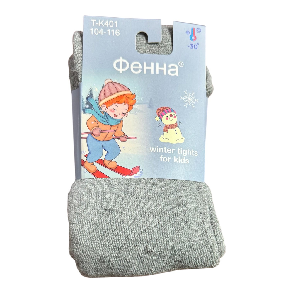 Колготки, "Color", котон на махрі ТМ "Фенна"