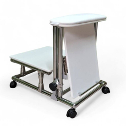 Підставка для педикюру Tertio 2 в 1 з високою полицею на коліщатках