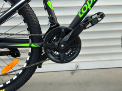 Велосипед горный подростковый 24 дюйма Toprider 611 оборудование Shimano