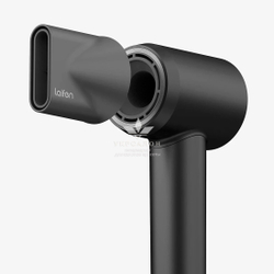 Фен Laifen профессиональный с ионизацией, 3 насадки, черный