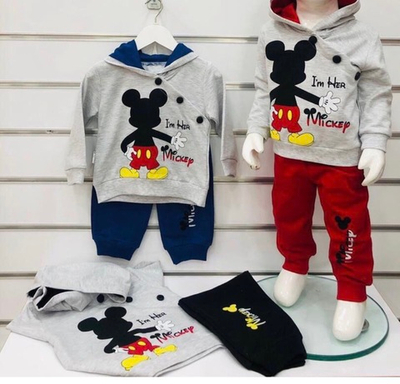 Костюм 2в1: худі, штани, двунитка ТМ  "Agumini"