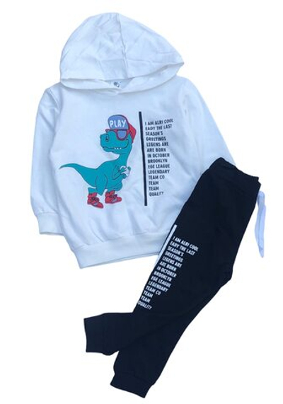 Костюм 2в1: худі, штани "Play", двунитка"Bebico"