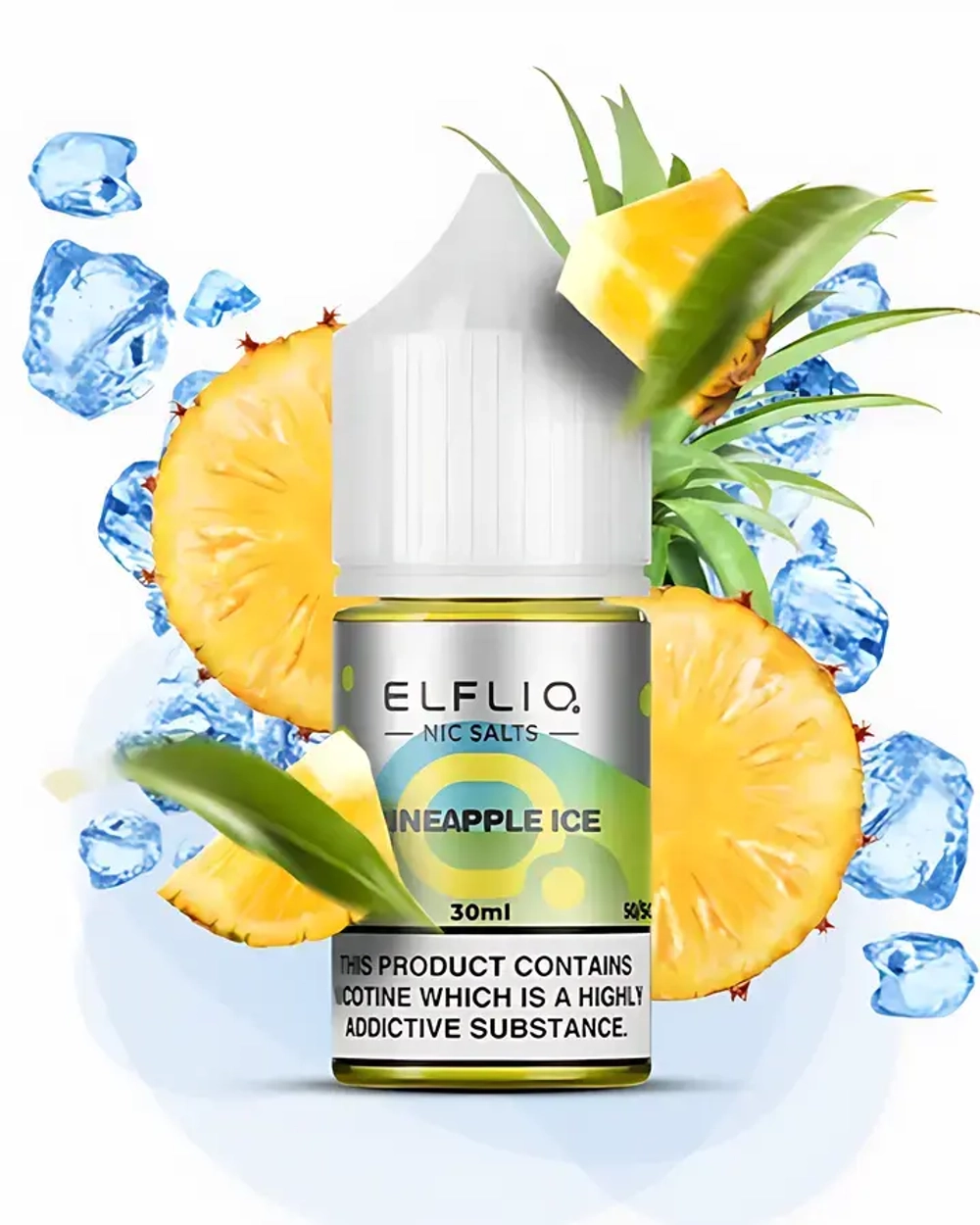 Жидкость ELFLIQ Pineapple Ice (Ельфлик Ананас Лед) 30 мл/5%