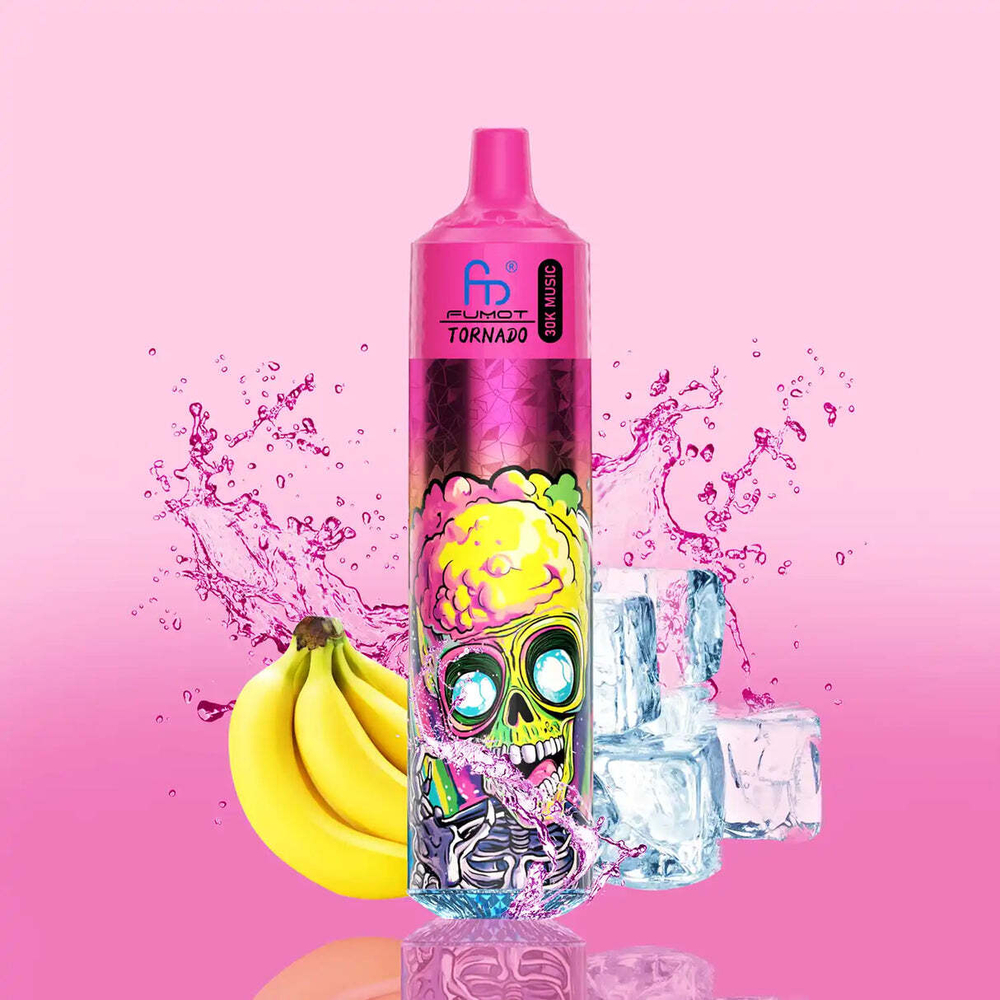RandM Tornado 30000 - Banana Ice 5%