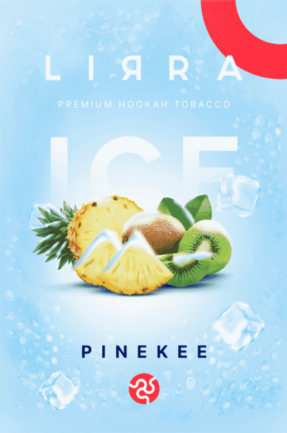 Табак Lirra Ice Pineke (Лира Ананас Киви Лед) 50г