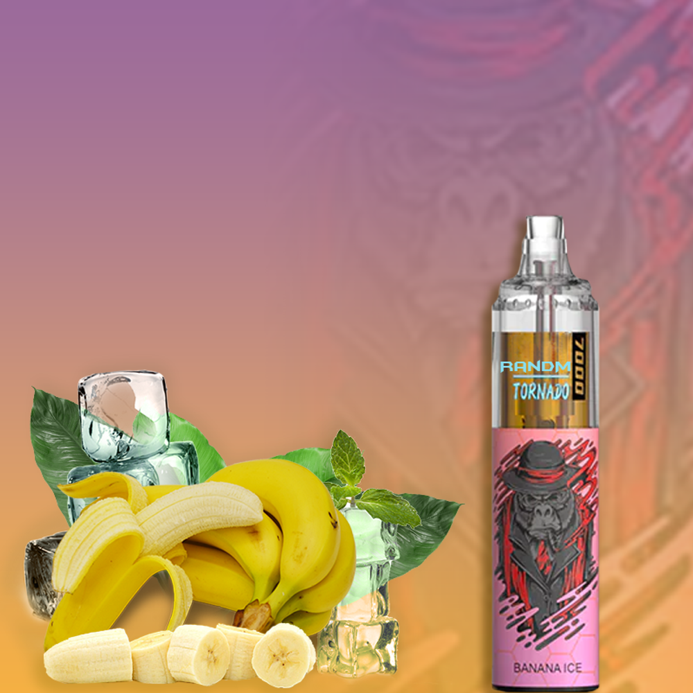 RandM Tornado 7000 2% Banana Ice