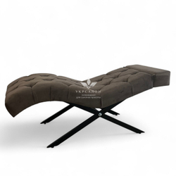 Анатомічна кушетка Mark 555-04 зі стразами та підголівником для лашмейкерів та бровістів