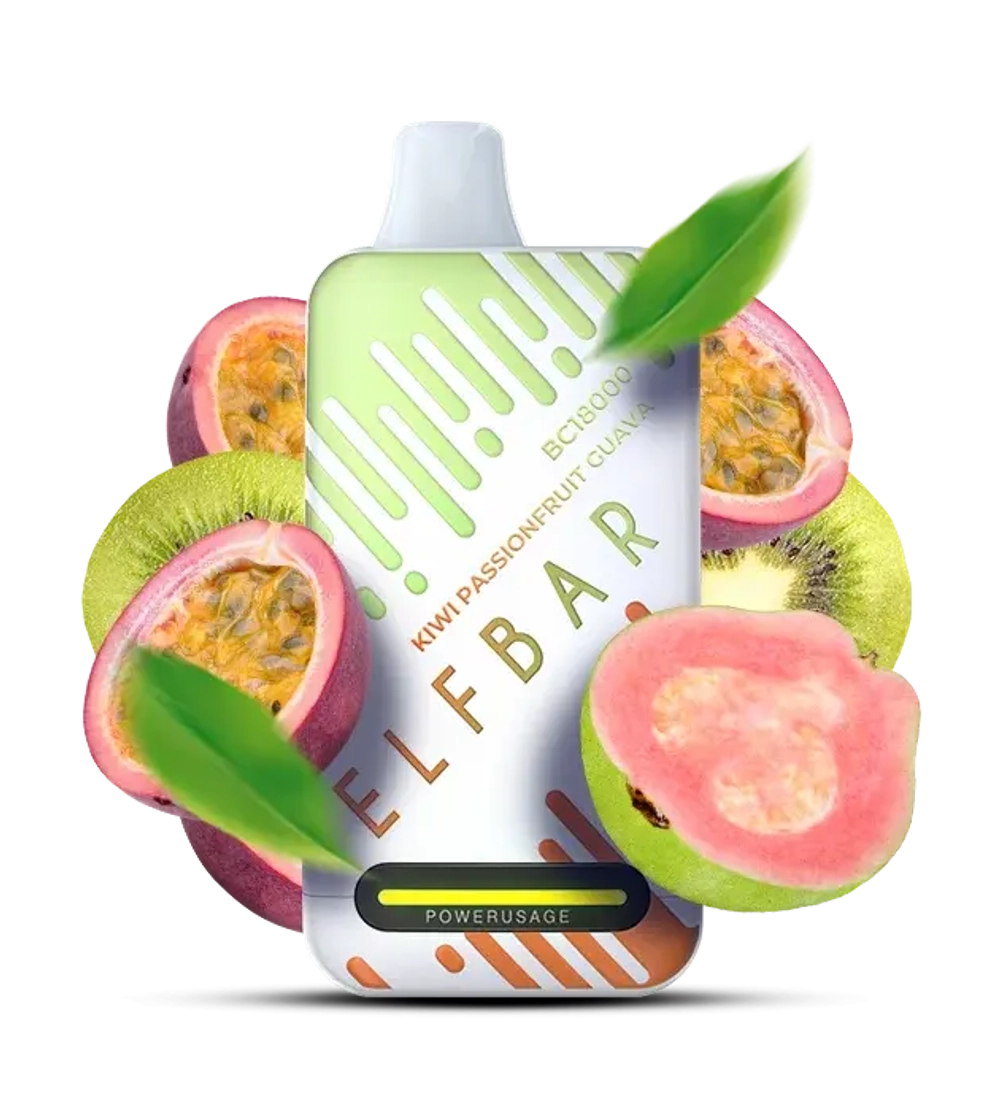 Elf Bar BC18000 - Kiwi Passionfruit Guava (5% nic)