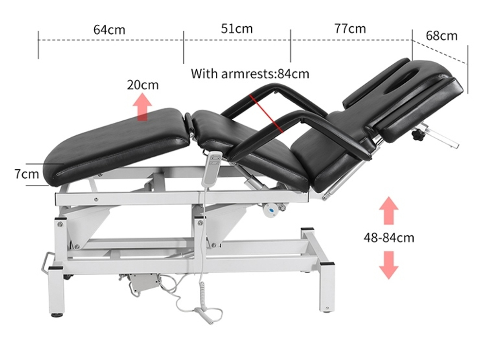 Кушетка електрична масажна 8271, (2 мотори)