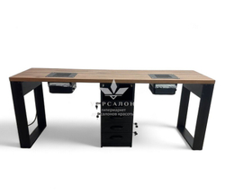 Манікюрний стіл Mark SM-500 black з витяжкою