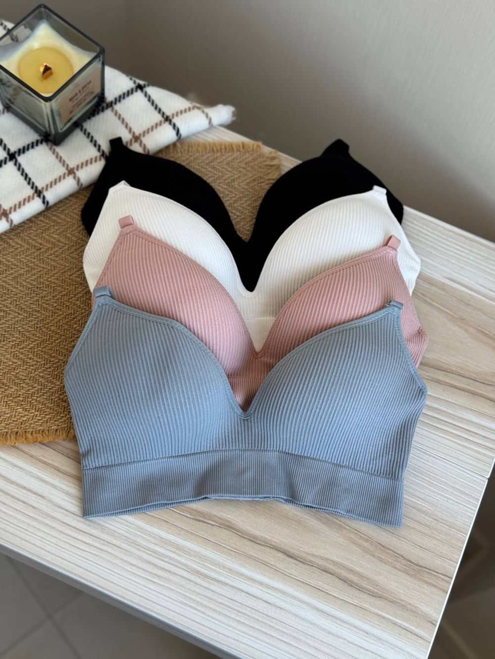 Топ-бюст в рубчик