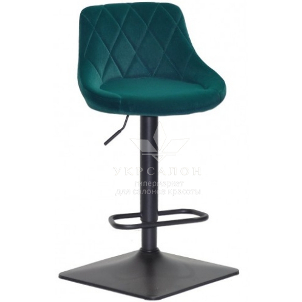 Стільчик для визажу Lari black quadro Velor