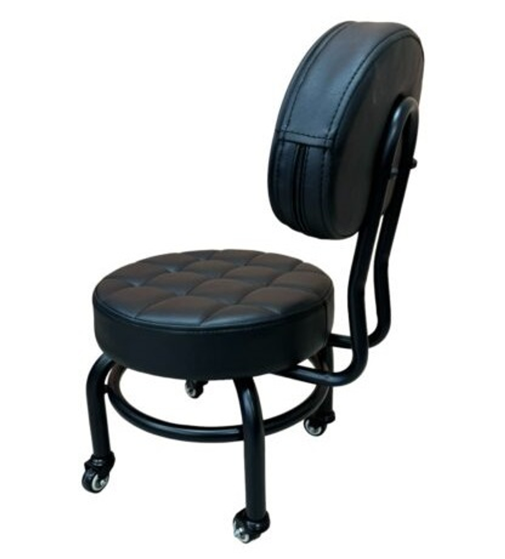 Стульчик мастера для педикюра DS-929, черный