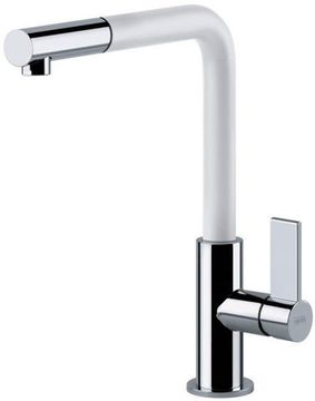 Кухонний змішувач FRANKE NEPTUNE EVO (115.0373.944) хром/білий