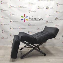 Анатомічна кушетка Tertio 2 Black для лешмейкерів та бровістів