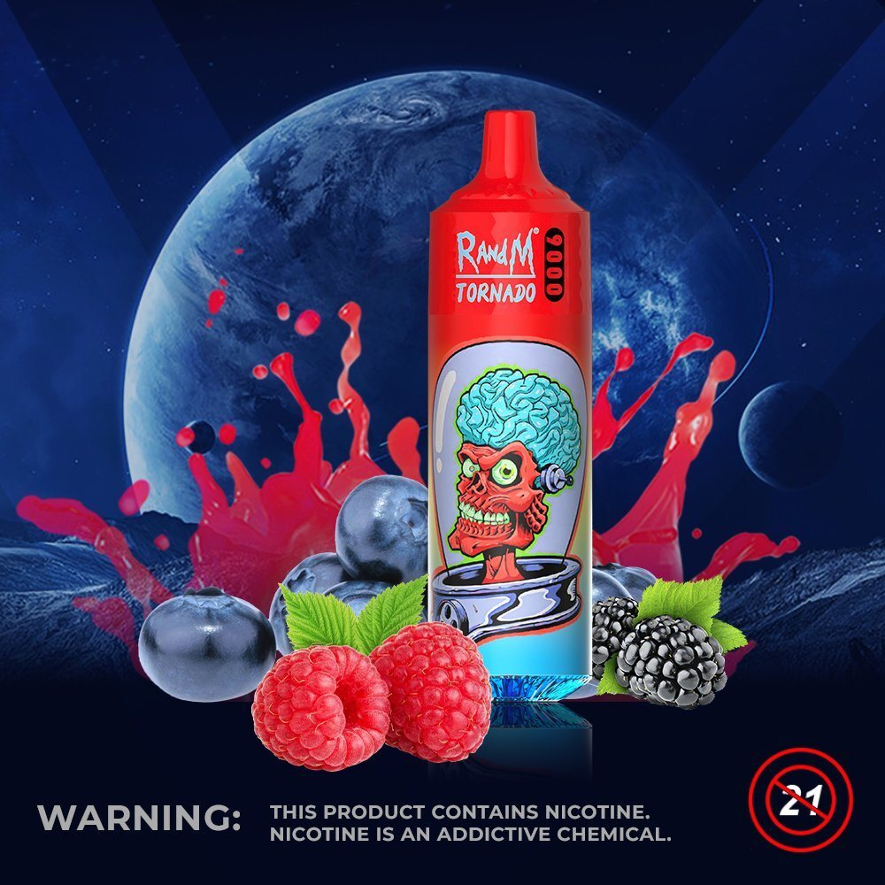 RandM Tornado 9000 Mixed Berries 5% nic