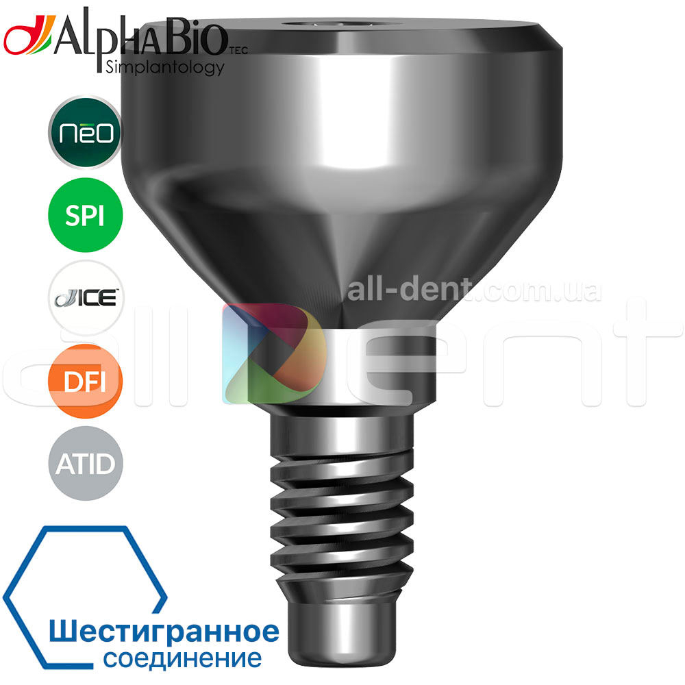 Формирователь десны AlphaBio Шестигранное соединение (IH) 126