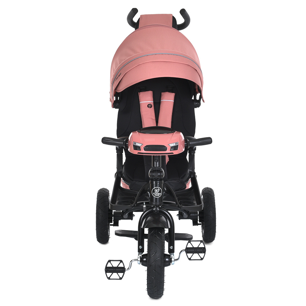 Дитячий триколісний велосипед Turbo Trike MT 1007 гумові колеса