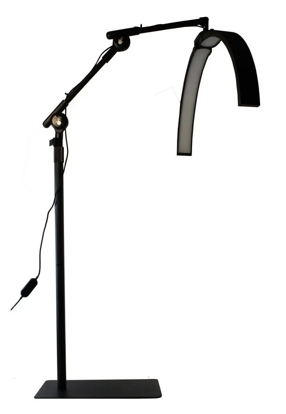 Бестеневая Led лампа для бьюти мастера универсальная F-800B, 45 Вт, черная