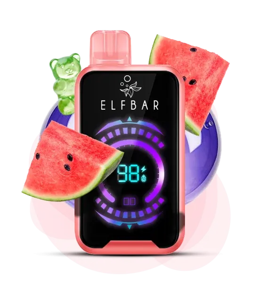 Elf Bar Raya D2 - Watermelon Bubble Gum (5% nic)