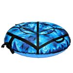 Надувные санки-ватрушки "Голубой кристалл" диаметр 100 см. (Оксфорд, ПВХ)