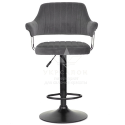 Стілець для візажу Jef velor black