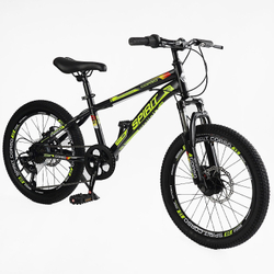 Детский спортивный велосипед 20 дюймов Corso Spirit, оборудование Shimano