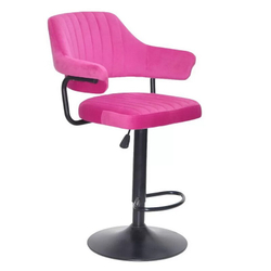 Стілець для візажу Jef velor black